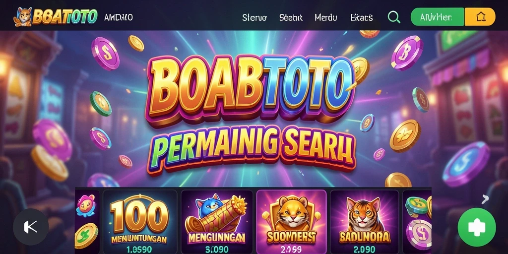 Tampilan gameplay Slot BOBATOTO yang menarik dan interaktif.