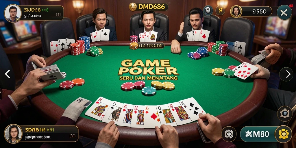 Tampilan gameplay DMD686 yang seru dan mendebarkan.