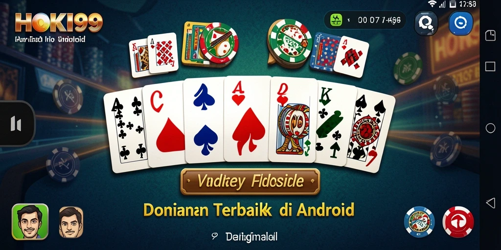 Tampilan layar utama HOKI99 dengan gameplay Domino seru