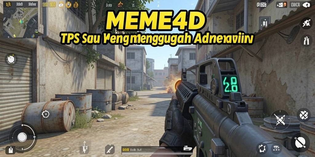 Tampilan gameplay seru dalam <strong>MEME4D</strong> dengan aksi tembak-menembak yang mendebarkan.