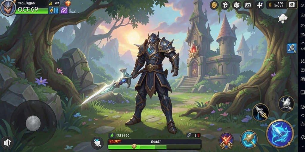 Tampilan gameplay <strong>OCE69</strong> yang memukau dalam pertarungan ARPG.