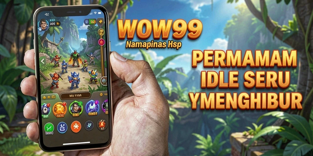 Tampilan gameplay WOW99 menampilkan keseruan permainan Idle yang memikat.